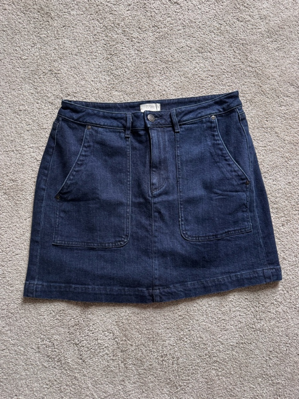 Loft denim skirt 10